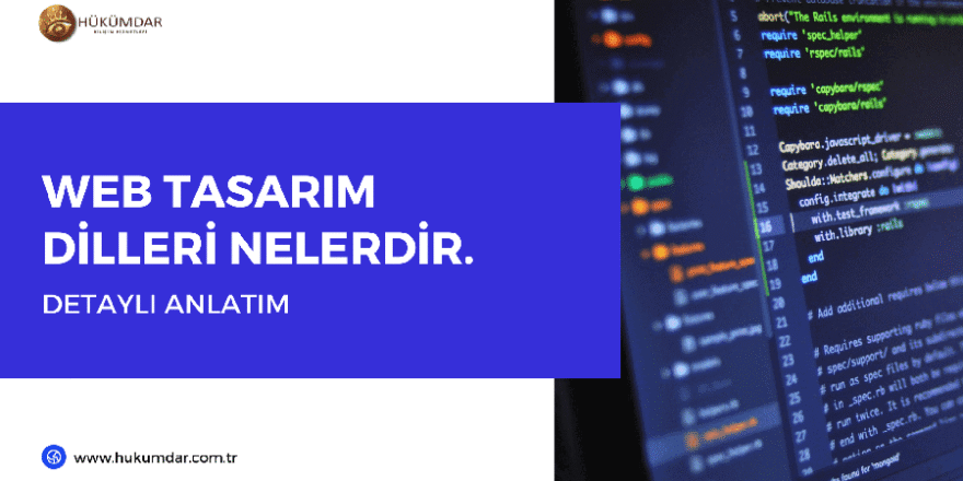 Web Tasarım Dilleri Nelerdir?