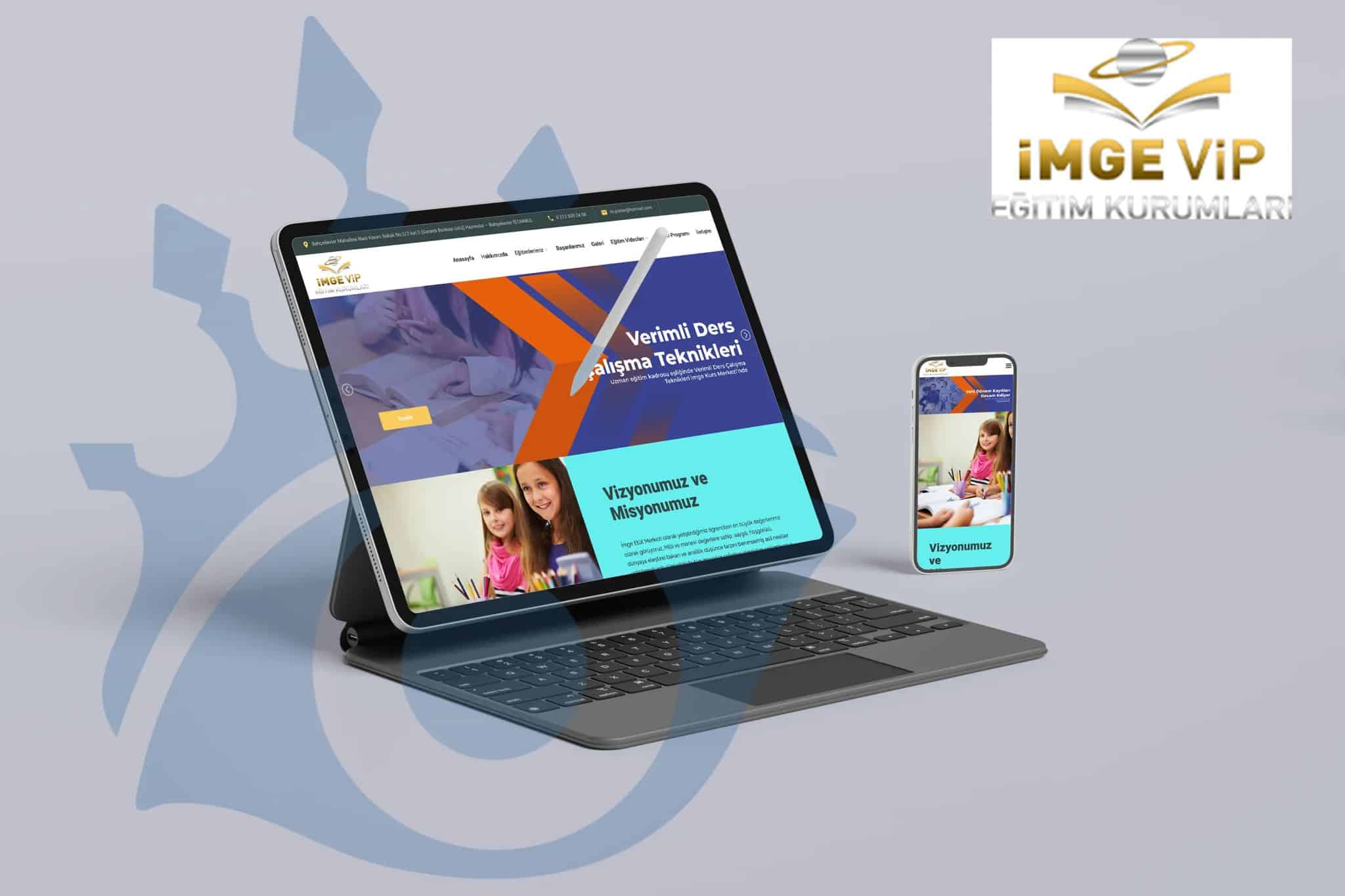 İMGE VIP Dijital Eğitim Platformu Tasarımı